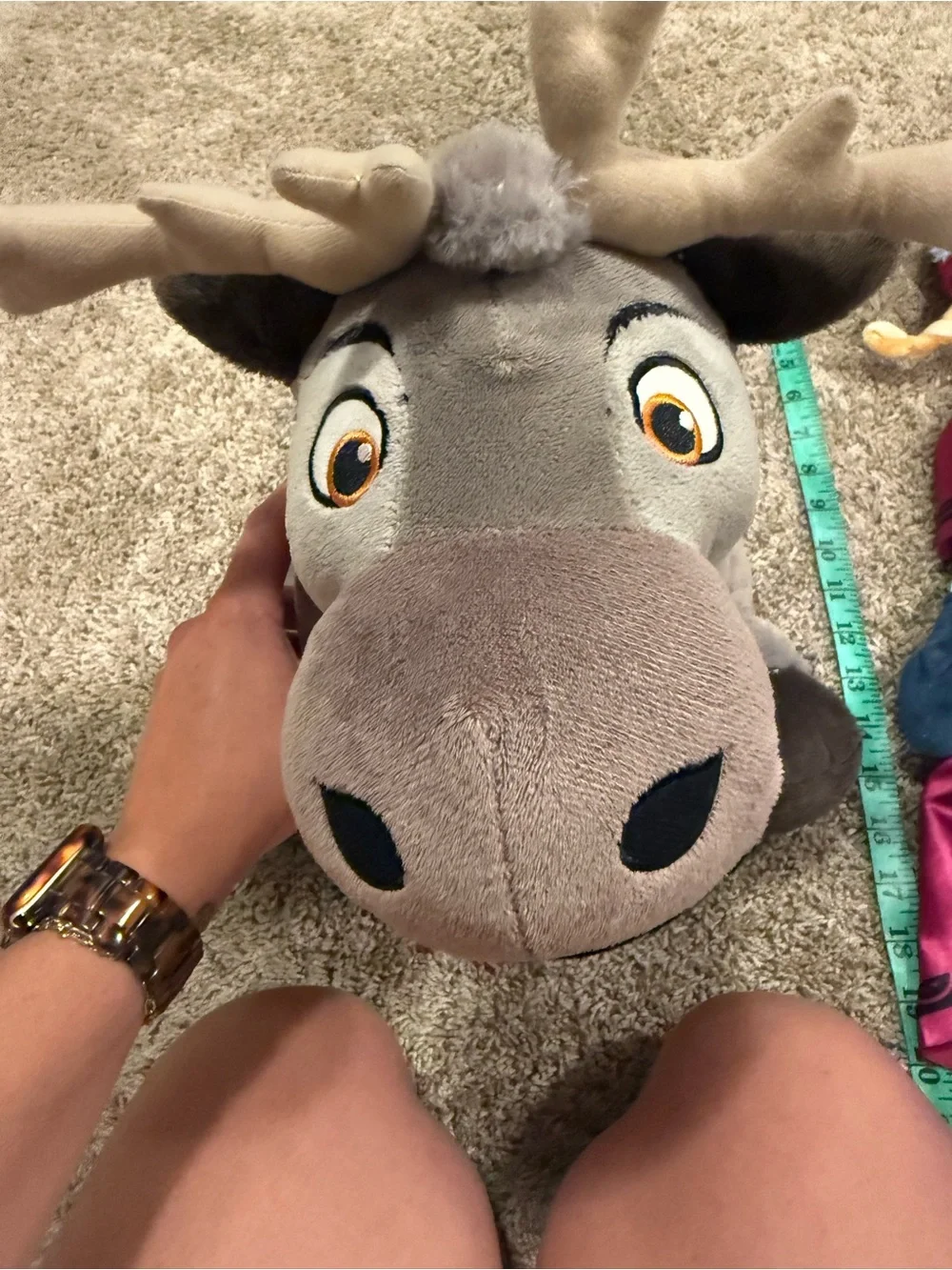 Disney Frozen Plush Bundle Sven Anna Olaf Stuffed Animals Large Lot of 3